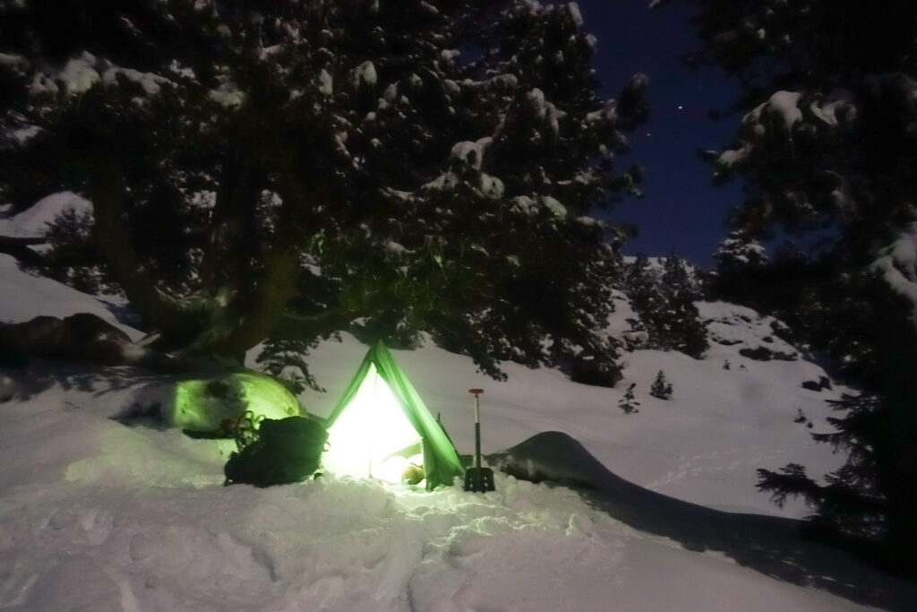 Bivouac hivernal